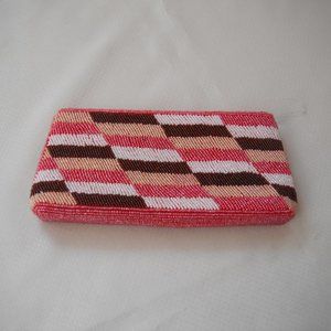 Beaded Multicolor Clutch Evening Purse